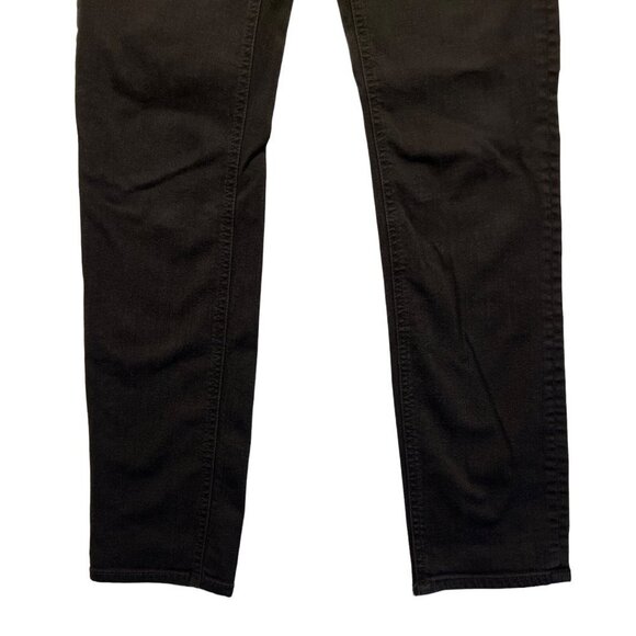 J.Crew Reid Black Denim Jeans Women's Size 30 Mid Rise Straight Leg - Picture 3 of 12